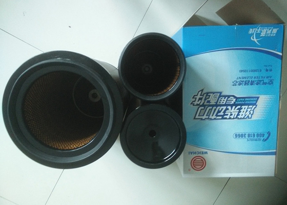 K2640 het Element van de Luchtzuiveringstoestelfilter Weichai Shangchai 50 Ladermachines 612600110540